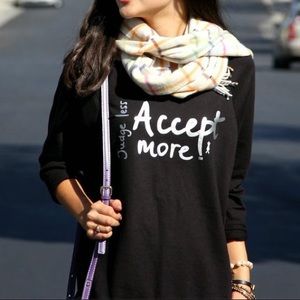 “Judge less, accept more” Sweatshirt